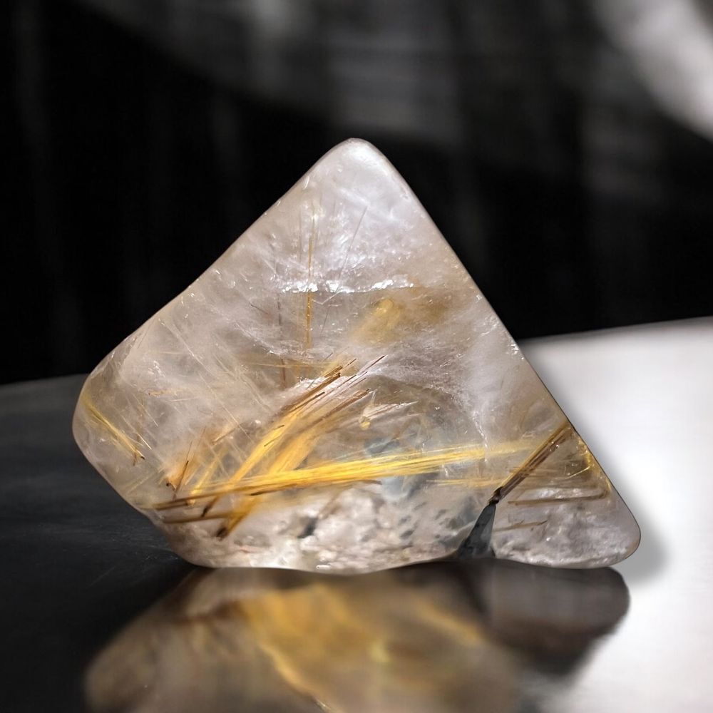 Golden‎ Rutilated Quartz Crystal Freeform